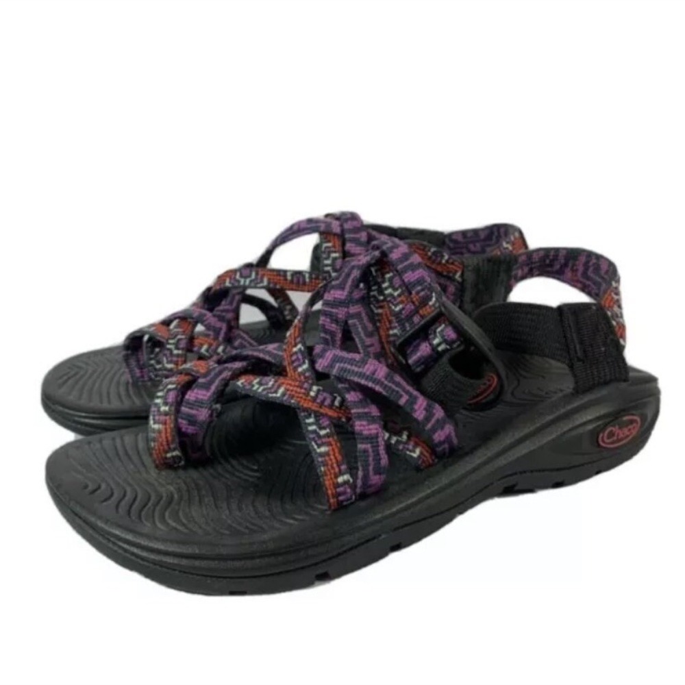 Chacos Women's Z Boulder X2 Purple Red Black Sandals Size 5